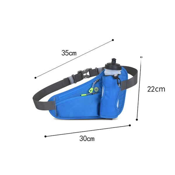 Løbeseletøj til mobiltelefon, hoftepose med vandflaskeholder