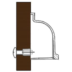 Dynasty Hardware P-2769-AC Antikk Kobber Skapinnredning Bin Pull