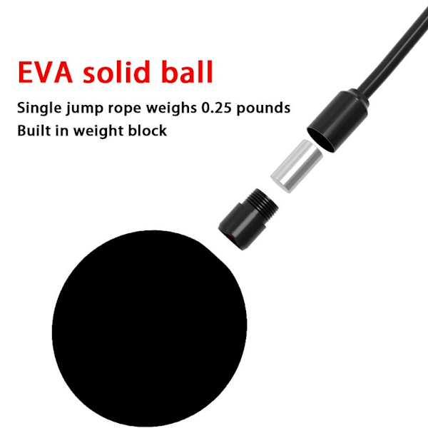 Sladdlös Hopprep för Vuxna/Crossfit/Boxning