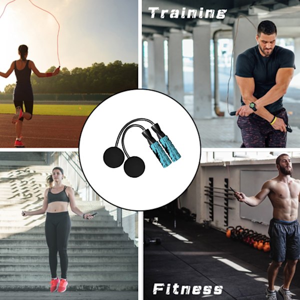 Trådløst hoppetov til voksne/Crossfit/Boksning