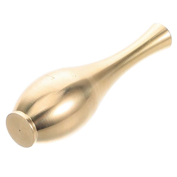 Gullfarget messing bordvase-pynt for dekorasjon 4 stk minivase