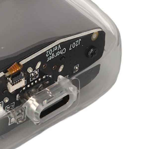 Sprog Oversætter Earbuds Bluetooth 5.3 Understøtter 144 Sprog Trådløs Oversætter Earphone med Transparent Etui Sort