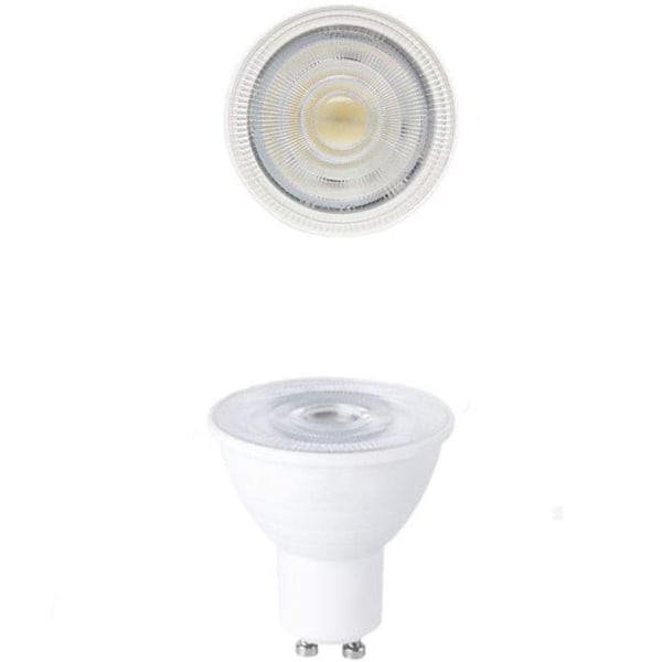 GU10 LED varm hvit 5W pære ikke-dimbar LED-lampe erstatning for 70W halogenlamper, strålevinkel spotlight, 1 stk [energiklasse A++]