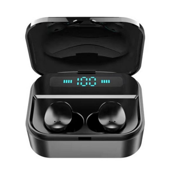 Bluetooth 5.0 trådløse ørepropper med trådløs ladeveske
