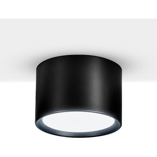Aluminium Matt Svart Fokus Tak Downlight För Matsal, Sovrum, Hög CRI Energieffektiv Anti-Bländningsdesign Justerbar Strålvinkel Spot Light