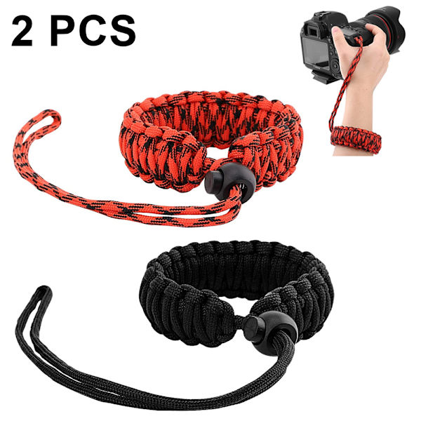 Handrem för kamera, Paracord-snodd handledsband, Bär på handleden