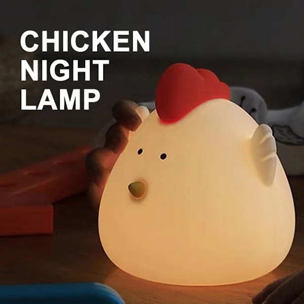 Bright Buddy, Portabel Nattlampa för Barn med Lång Batteritid, Dimbar Timer Säker Miljövänlig Lampa för Barn, Söt Design för Användning i Flera Miljöer