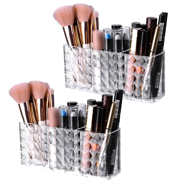 Kosmetikarrangør, 3 rum Makeup, til badeværelse kontorbord