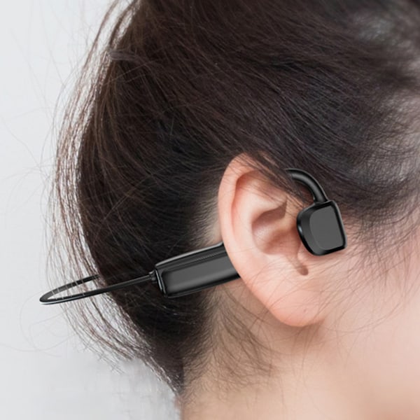 Trådløse Bluetooth 5.1 Headset Ørekrog Øretelefon Sports Stereo Øretelefoner