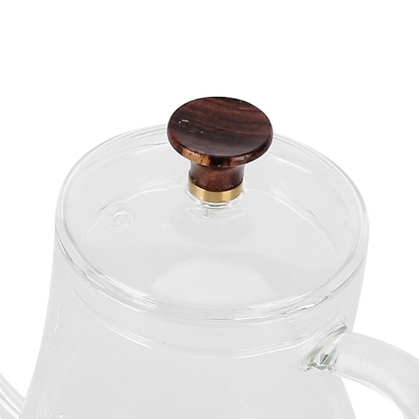 Glas kaffekanna Svanhals tunn mun vattenkokare HandMade kaffebryggare Häll över vattenkokare(350ml )