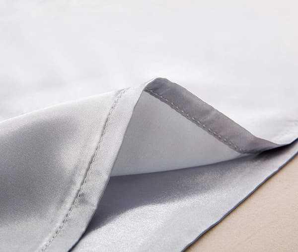 2-pack Satinkuddfodral för hår och hud, satinkuddfodral med kuvertstängning