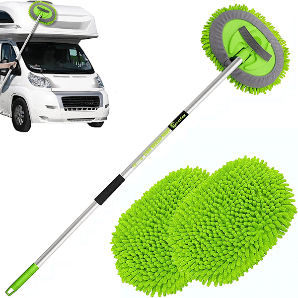 Car wash brush with long handle, cleaning brush