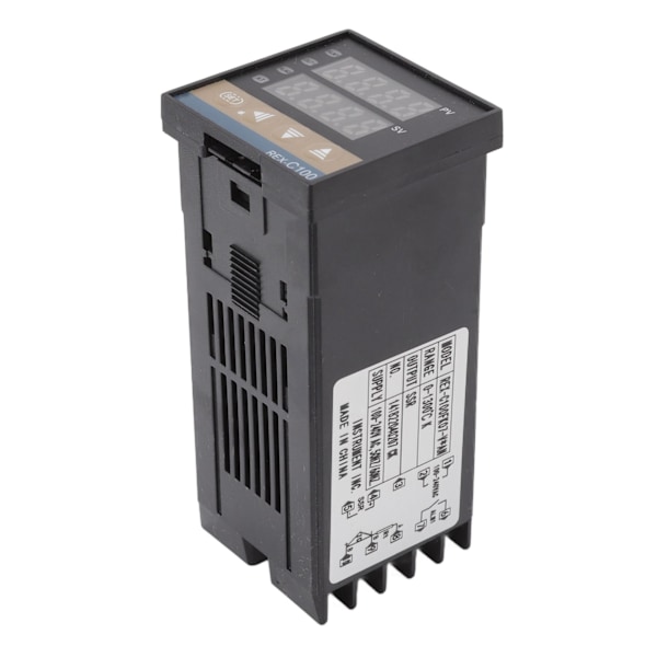 Digitaalinen PID-termostaatti lämpötilansäädin Pitkä 100V-240V ja 3,3ft M6 Imperial K-tyypin termoelementti relemoduuli 25A