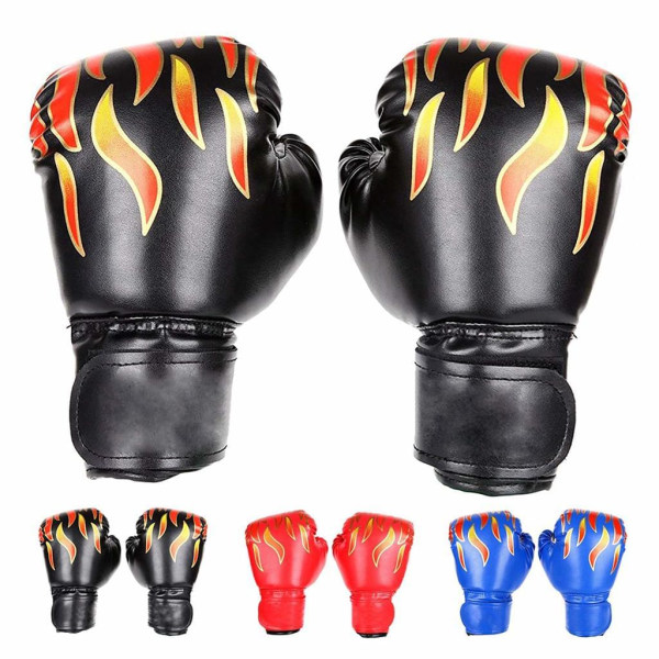 Kinder Boxhandschuhe, Box-Handschuhe for Kinder von 3-16 Jahre Training Gloves 4OZ 6OZ 8OZ til MMA, Muay Thai, Kickboxen og Sandsack Sport