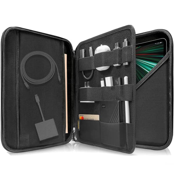 12,9\" iPad Pro 12,9 (3:e/4:e/5:e generationen) 2018-2021 Fodral, Kombinerat förvaringsfodral för surfplatta