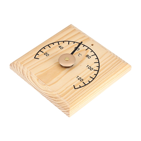 0~140℃ Puinen lämpömittari Lämpötilanäyttö Saunan seinälle