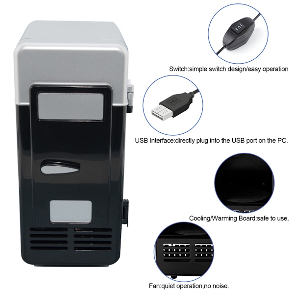 USB-jääkaappi mini lämpöeristys mini jääkaappi kylmälaite opiskelijajääkaappi mini Mini jääkaappi usb