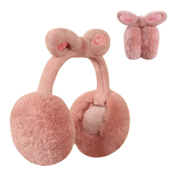 Earmuffs, ear warmers made of soft plush, warm