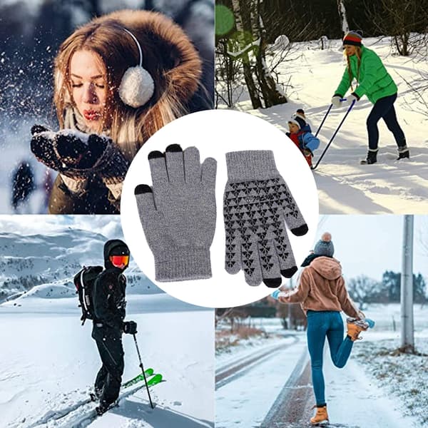 Vinterhandsker til mænd og kvinder - Touch Screen Anti-Slip Silikone Gel style 5