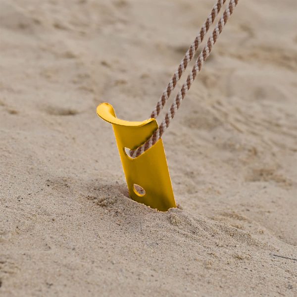 U-profilspikar för tält, camping, vandring, strand, 6 stycken