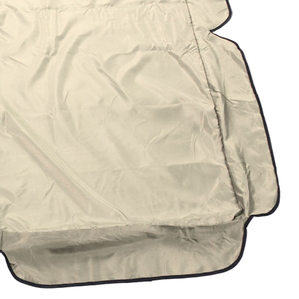 Swing Canopy 600D Silverbelagd Oxfordtyg Vattentät Swing Top Cover för Utomhus Beige
