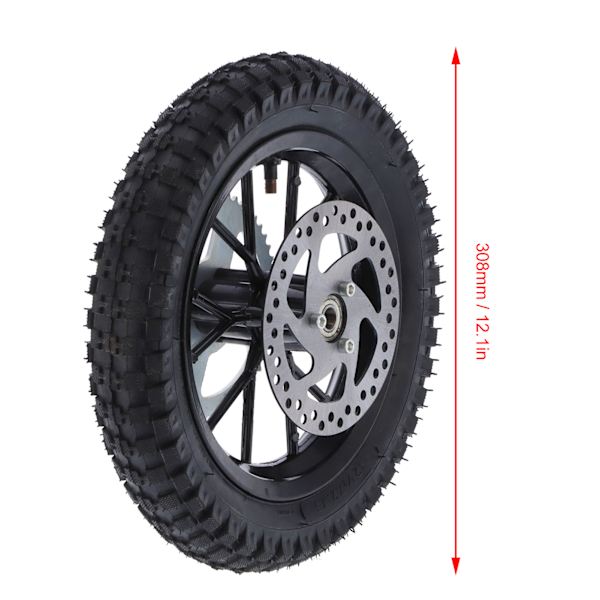 Bakre bakhjulsdäck 12,5 x 2,75 tum ersättning för Coolster 49cc 2-takts minicross QG-50