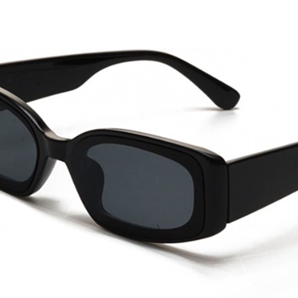 Rektangel solbriller for kvinner Retro mote solbriller