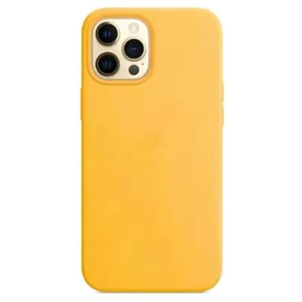 Silikon Baksida Mobilskal för Apple iPhone 12 Mini, Flytande Silikon, Svart