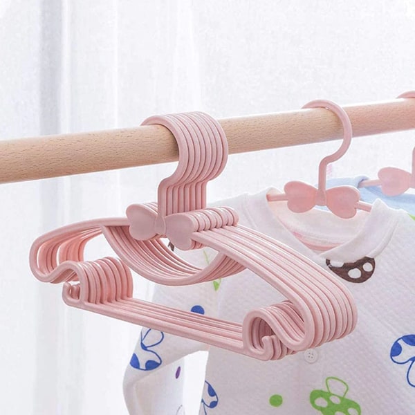 Färgglada Barnklädeshängare, Miljövänliga PP-materialhängare För Alla Årstiders Kläder, Utrymmesbesparande Design För Babyrumsgarderob (20