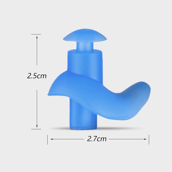 Ørepropper for svømming, silikon, hørselsvern, for dusj, basseng