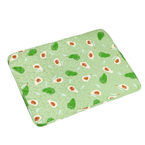 Kæledyrs pude fire årstider universel ridsefast blød behagelig ren bomuld kæledyr måtte hund seng til hjem grøn avocadoer 40x30cm/15.75x11.81in