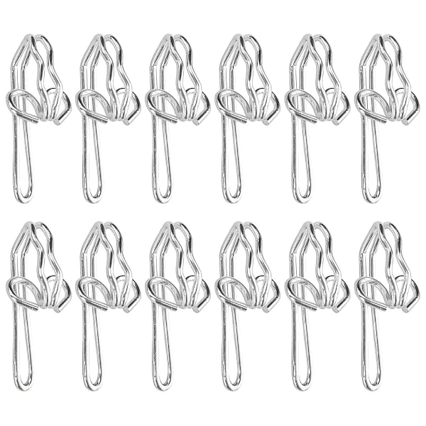 High-quality curtain hooks made of metal - sturdy stainless steel curtain hooks