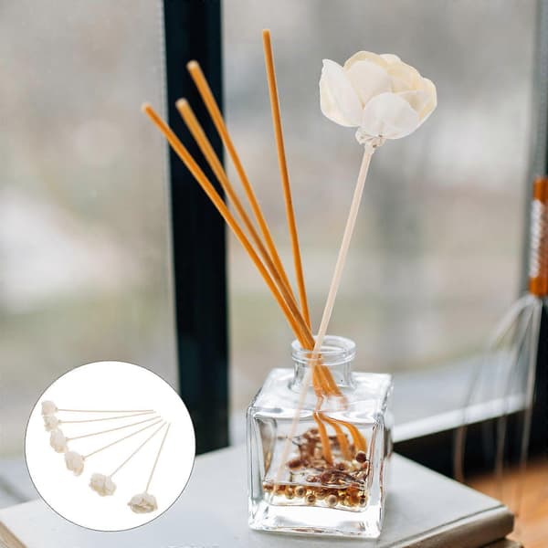 Blomster-diffusor, aromaterapi-pinner uten flamme for hjemmebruk, 24-pakning