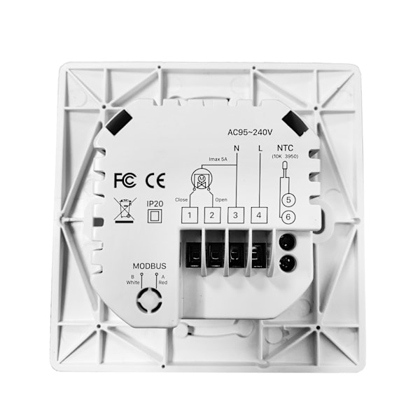 [通拓商品] Tuya ZigBee Smart Termostat för Vattenburen Värme Digital Temperaturregulator Stor LCD-Display Touchknapp Röststyrning Kompatibel