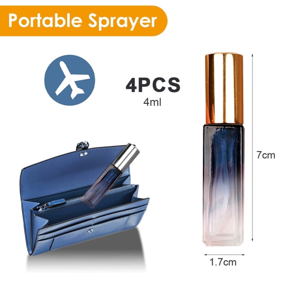 High-end bärbar parfym undertappning 5ML, 10ML bärbar spray