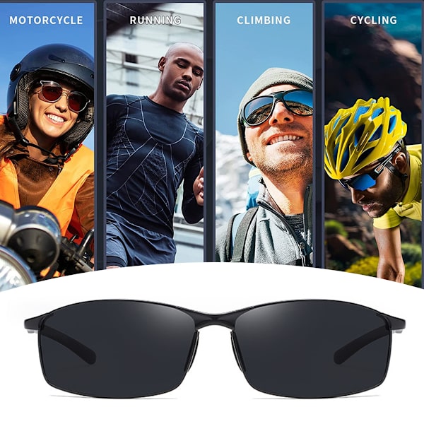 Solbriller Menn Kvinner Polariserte Kjøreglass Unisex UV400 Beskyttelse