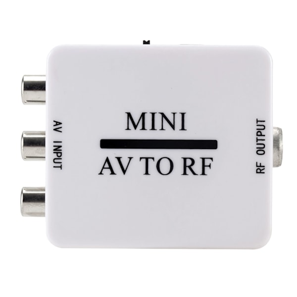 AV til RF-konverterboks TV-signalomskifter RF 67,25 Mhz 61,25 Mhz AV til RF