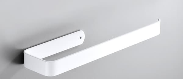 Alsidig Design Papirhåndklædeholder til Køkken & Badeværelse, Pladsbesparende og Solid Aluminiumskonstruktion, Hvid, Rustfrit Materiale for Langvarig Brug