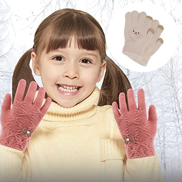 Damvantar Vinter Varma Touchscreen Handskar Utomhus