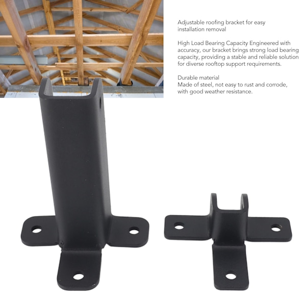 Takstegfäste Stål Stabil Rostsäker Takmonterad Pergola Fäste för Utsiktsplattform A