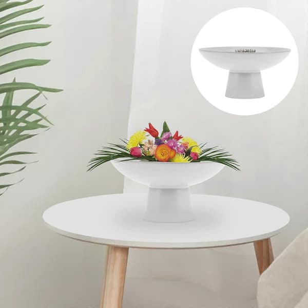 Kreativt keramiskt blomhållarvas-set, 6-pack med rostfritt stål