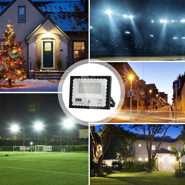 Innovativa färgskiftande strålkastare, timerfunktion och minnesfunktion för smidig användning, IP66 vattentät LED-strålkastare för utomhusbruk med fjärrkontroll