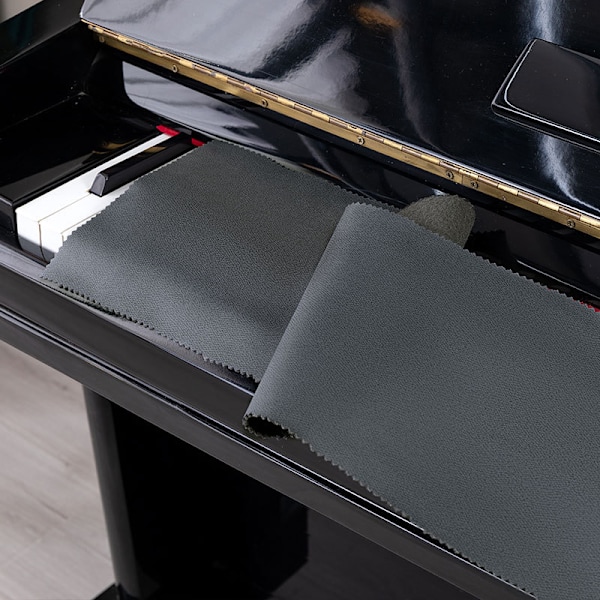 Pianoklaviatur Dammskydd Tyg Klaviatur Nylon 88 Tangenter Triangel Vertikal Elektriskt Piano Handduk Pianotangent Enkel Tygöverdrag