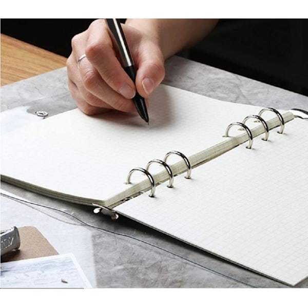 2 stk. A5/A6 ringbindomslag, ringbind journal ringbind regnbue