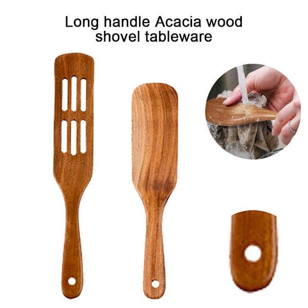 Trämatlagningsbestick, köksredskap, non-stick