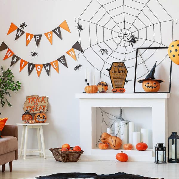 Halloween-adventskalender i trä för nedräkning, 2 st