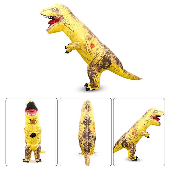 Tyrannosaurus Rex Rolig Halloween Dinosaur Uppblåsbar Dräkt Ridande Dinosaur Muskel Dinosaur Uppblåsbar Dräkt