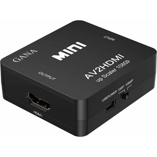 Sofistikerad RCA Komposit Till HDMI Adapter, Plug & Play Design Säkerställer Enkel Integration, Stöder Pal Ntsc Standarder Med Avancerad Signal