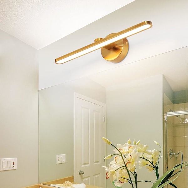 Dimbar E12 Glödlampor, Metallram Guld Finish, Förlängningsfäste för Bred Användning, Koppar Vägglampetter, Energibesparande LED-Lampa för Hem, Kontor,