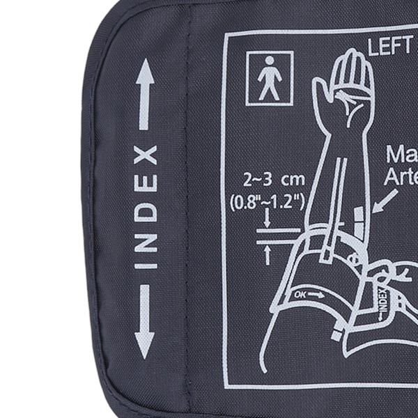 2 stk blodtrykksmansjett for barn, overarm, erstatningsmansjett, justerbar 6,7-8,7 tommer, tilbehør med kontakt